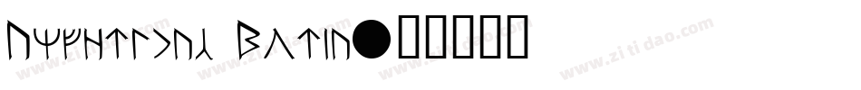 Angerthas Moria字体转换
